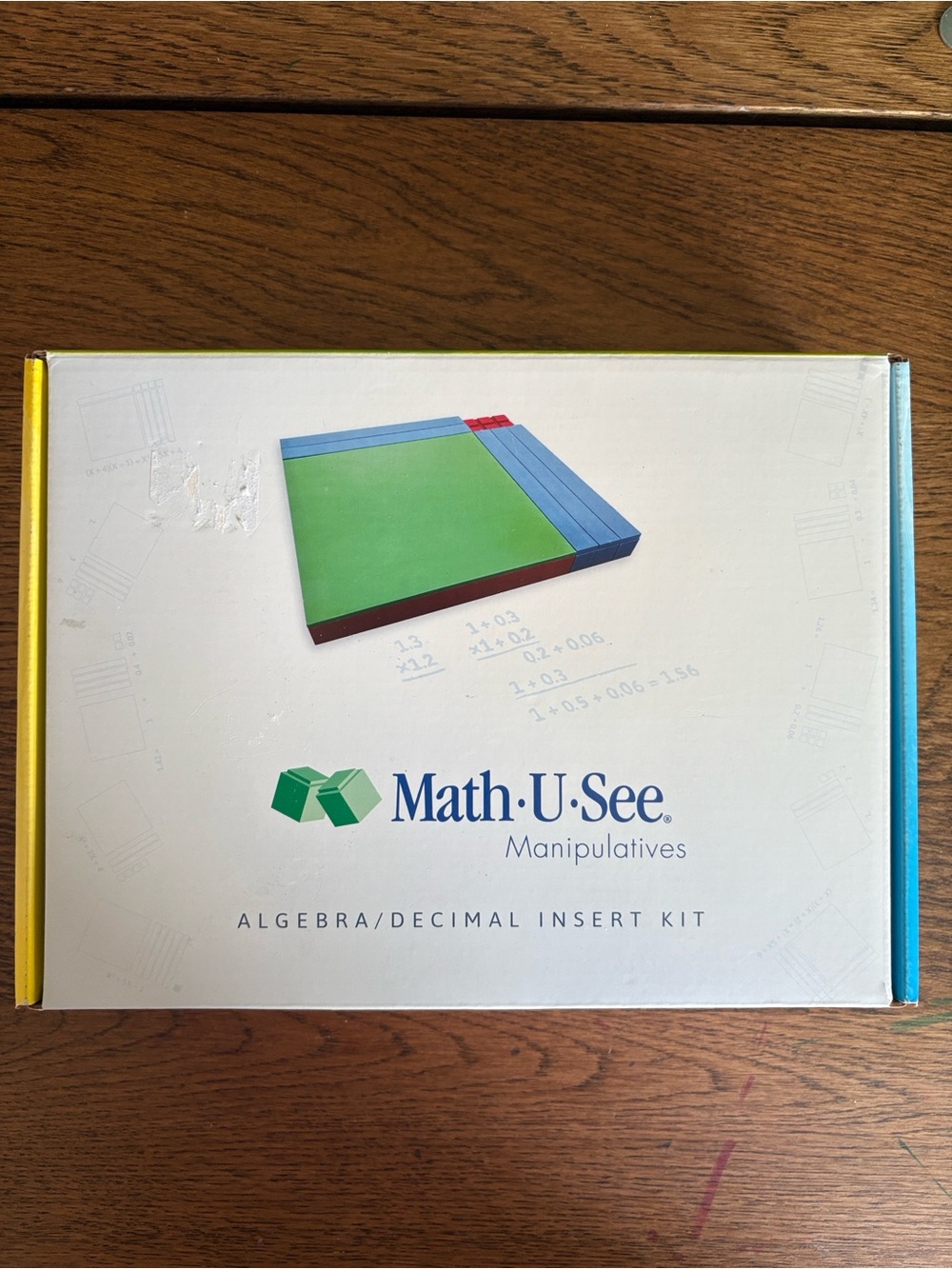 Math U See Algebra/Decimal Manipulatives Kit - 58 piece set homeschool